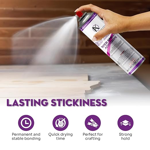 AK TRADING CO. Professional Quality General Multipurpose Spray Adhesive - Image 7