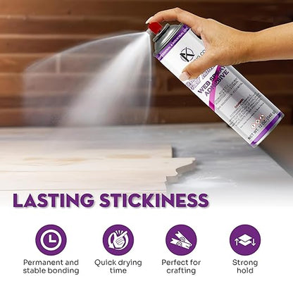 AK Trading Professional Quality General Multipurpose Spray Adhesive, 12-Ounce - Image 7