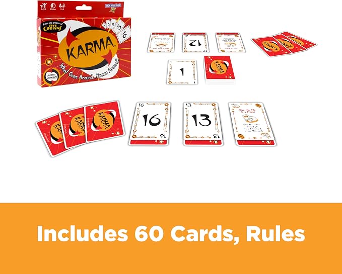 KARMA Card Games for Kids – Kids, Family Games Night, Screen Free, Travel Games - Image 2