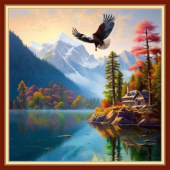 Dooxvey Cross Stitch Kits for Adult Beginners by DooxveyStampedEmbroideryKit