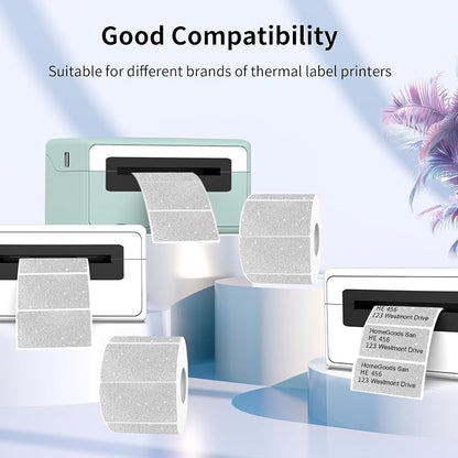Direct Thermal Label 2x1 Inch- Barcode Labels- Holographic Thermal Sticker - Image 3