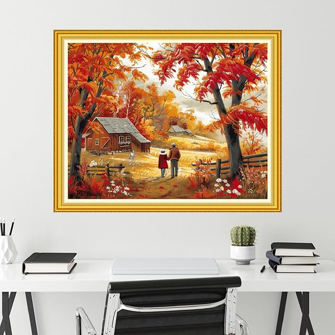 Funchey Stamped Cross Stitch Kits, DIY Cross Stitch Pattern - Image 2