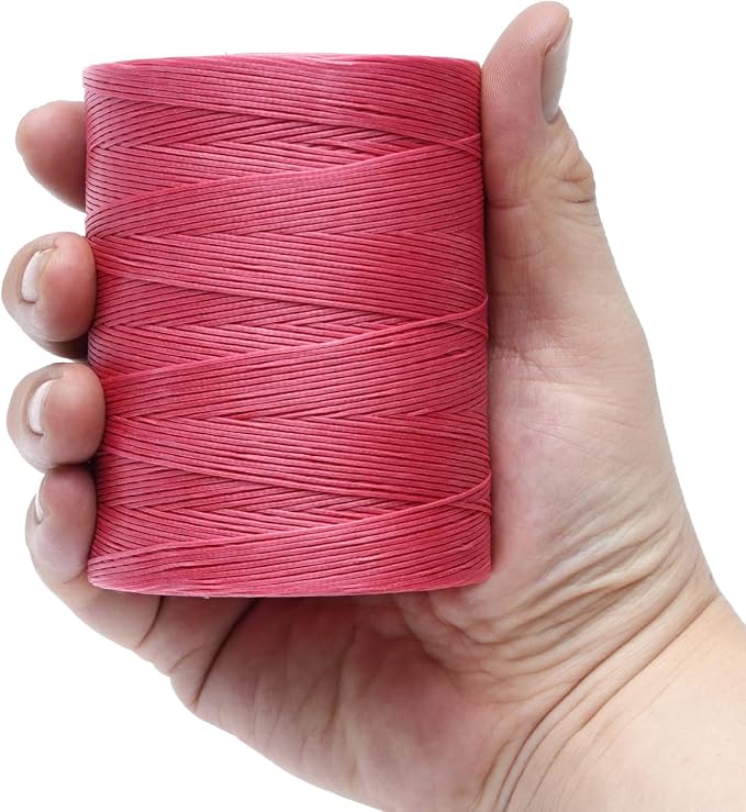 Waxed Thread, 852Yards 150D 0.8mm Flat Polyester Wax Thread - Image 3