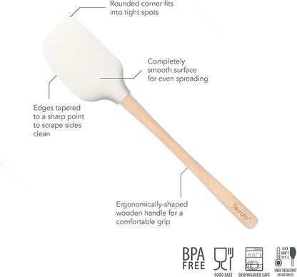 Tovolo Silicone Spatula Wooden Handle - Image 4