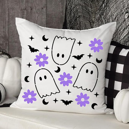 Halloween Stencils for Door Mats Welcome Skeleton Doormat Stencils Boo Spooky - Image 8