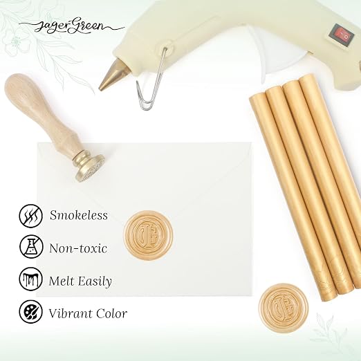 Glue Gun Wax Seal Sticks, Antique Stamp Seals, Letter Sealer, Scrapbook Supplies - Image 4