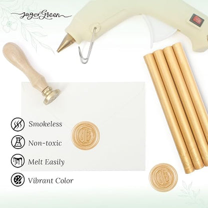 Glue Gun Wax Seal Sticks, Antique Stamp Seals, Letter Sealer, Scrapbook Supplies - Image 4