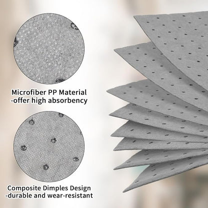 Oil Absorbent Pads Weight Dimpled Pad Garage Accessories Water Absorbent Mat - Image 5