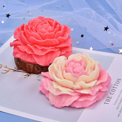2 Pack Peony Flower Soap & Candle Mold - Image 2