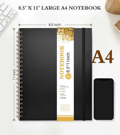 Spiral Notebook Journal 8.5” x 11”, A4 Large Notebooks - Image 2