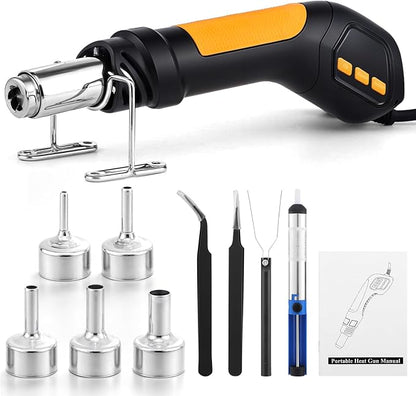 Heat Gun, 700W 212°F~932℉ Mini Soldering Heat Gun Hot Air Rework Station by Gyfent