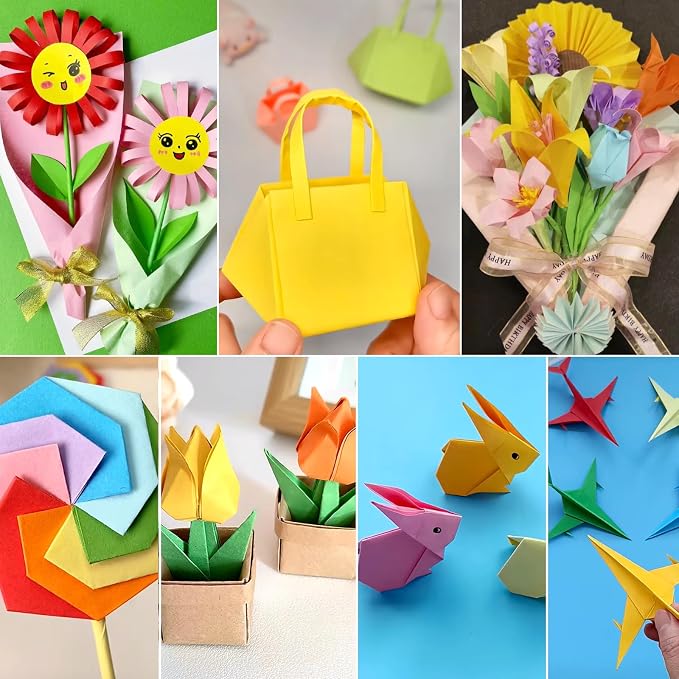 Origami Paper 300 Sheets, 20x20 cm/8 Inch Large Double Sided, 200 Sheets 20 - Image 7