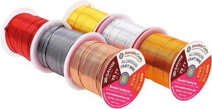 Mandala Crafts 20 Gauge Anodized Aluminum Craft Wire - Image 2