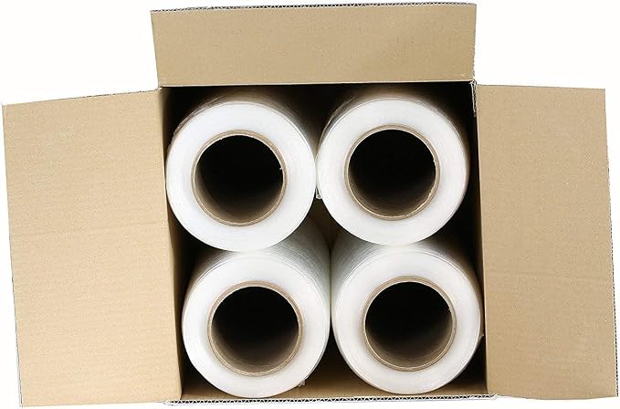PackageZoom 4 Rolls 15" x 1500 Ft Stretch Wrap Heavy Duty, 55 Gauge High - Image 4