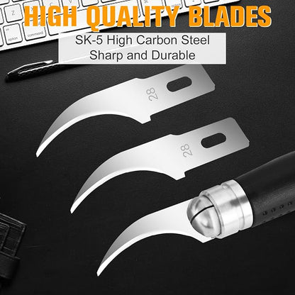 100 Pack Exacto Knife Blades #28, Hobby Knife Blades, Craft Knife Blade - Image 4