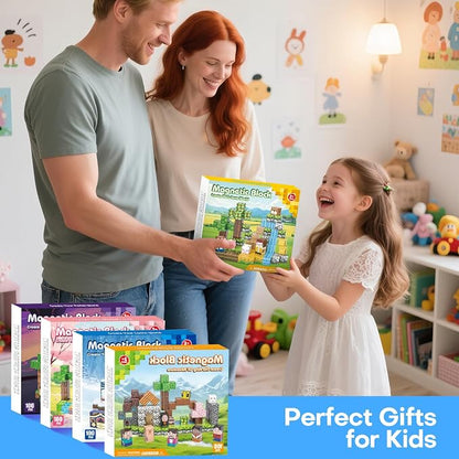 Magnetic Blocks, Magnet Cubes for Kids, STEM Sensory Toys for Toddlers Boys - Image 7