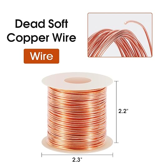16 Gauge/ 1.3 mm 127 Feet 1 Pound Dead Soft Copper Wire - Image 4