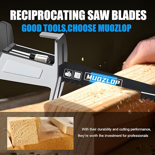 25 Park 12 inch Reciprocating Saw Blades Set, 5 TPI High Carbon Saw Blades - Image 5