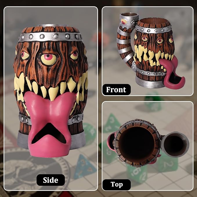 Dice Tower Mug, Dice Rolling Tower, Comes - Image 4
