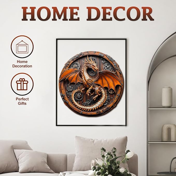 Wooden Puzzles for Adults, 3D Vision Effect Mechanical Dragon Wooden Jigsaw - Image 6