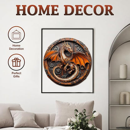 Wooden Puzzles for Adults, 3D Vision Effect Mechanical Dragon Wooden Jigsaw - Image 6