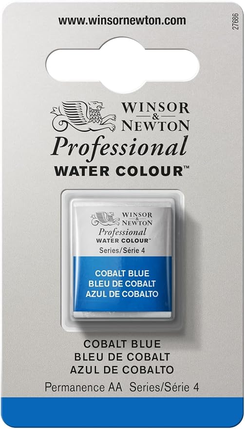 Winsor & Newton Professional Watercolor, Half Pan, Cobalt Blue by WinsorNewton