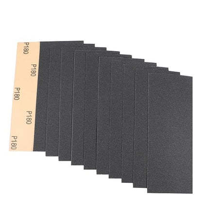 30Pcs 9 x 3.6 Inchs 180 Grit Wet and Dry Handmade Universal Sanding Sheets by BuyTueascallkproductsnow