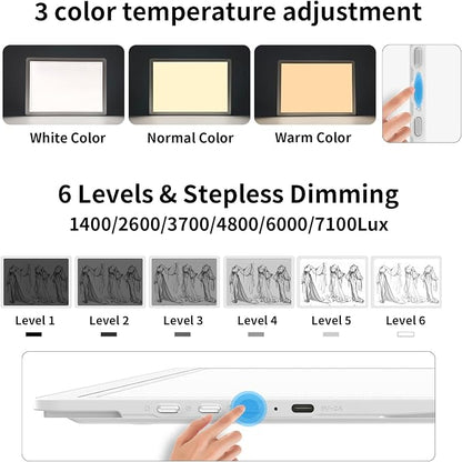 TOHETO Rechargeable A4 Light Board - Image 3