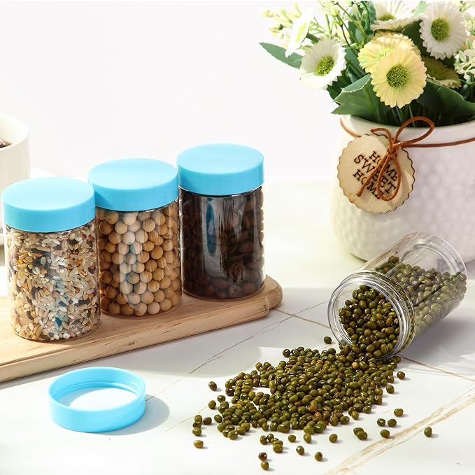 SATINIOR 12 Pack 4 oz Plastic Container Jars - Image 5