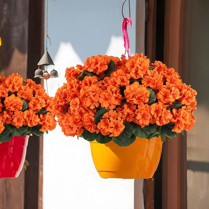 Hananona 6 Pcs Artificial Geranium Flowers - Image 5