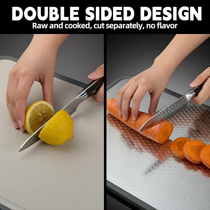 Cutting Board Double Sided, Large Size+Small Size, Food Grade Stainless steel - Image 7