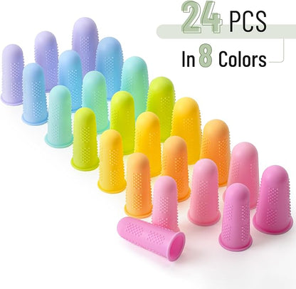 Mr. Pen Hot Glue Gun Silicone Finger Protectors, Pastel Colors Finger Tips and - Image 2