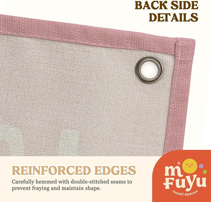 Toddler Girl Room decor, Long Live Girlhood Pink Linen Banner, Nursery Playroom - Image 3