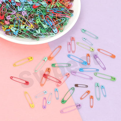 Swpeet 440Pcs 19mm/0.75 Inch Colorful Safety Pins Assortment Kit, Rust - Image 5