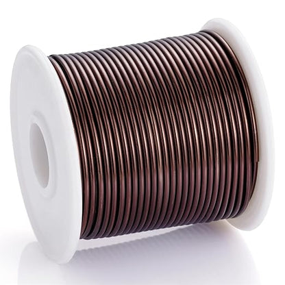 12 Gauge Light Brown Aluminum Craft Wire - Image 2