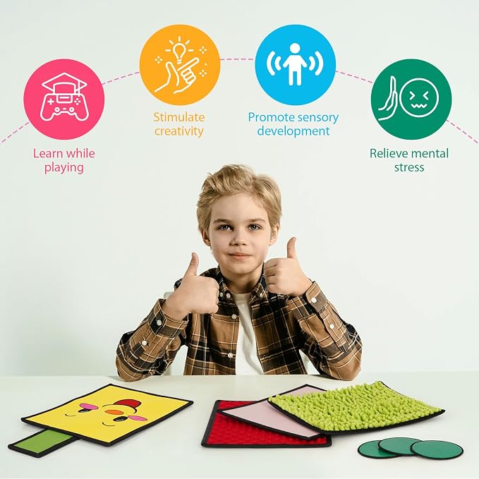 Sensory Wall Panel for Kids, Sensory Toys for Wall ＆ Floor, Sensory Mats for - Image 6