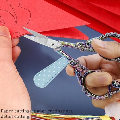 BIHRTC 4.5Inch Sewing Scissors Stainless Steel Sharp Tip Scissors - Image 6