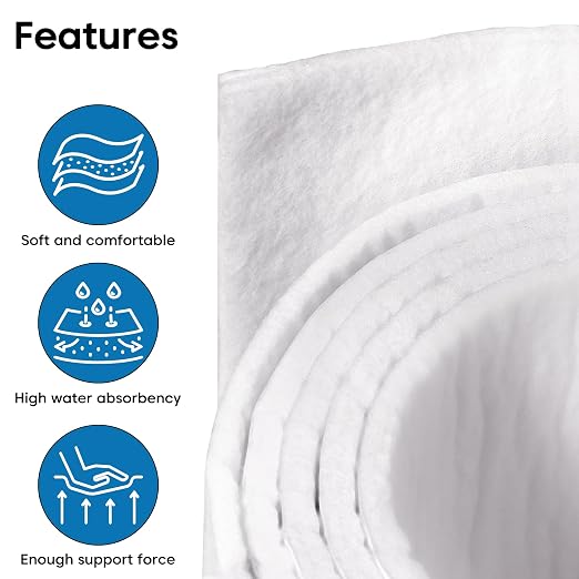 Pllieay Thickened Adhesive Felt Padding, 1/3" Thick 6" x 2.5yd Quality Rayon - Image 3