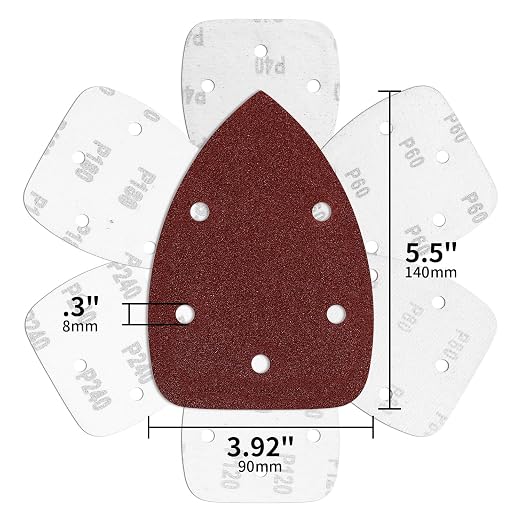 100-Pack Mouse Sandpaper 100 Grit - Image 2
