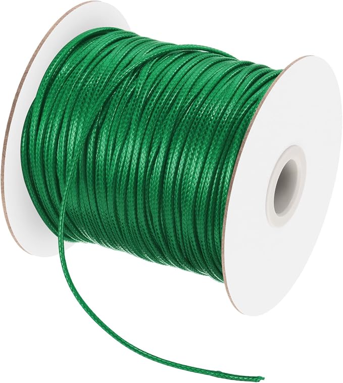MECCANIXITY Waxed Cord 3mm Waxed Polyester Cord 44 Yard Wax String by MECCANIXITY