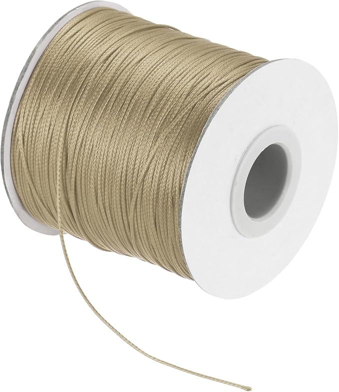 MECCANIXITY Waxed Cord 0.5mm Waxed Polyester Cord 175 Yard Wax String by MECCANIXITY