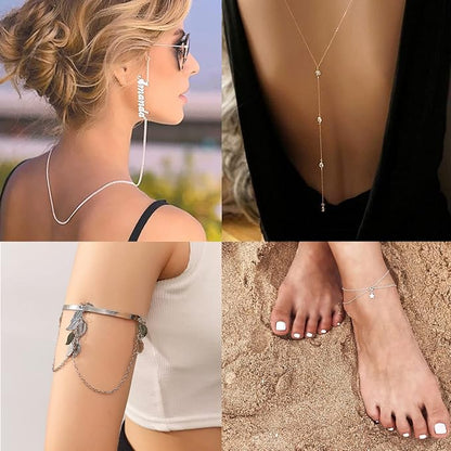 Jishi 33ft Silver Stainless Steel Chain 2mm Jewelry Necklace Link Cable Chain - Image 7