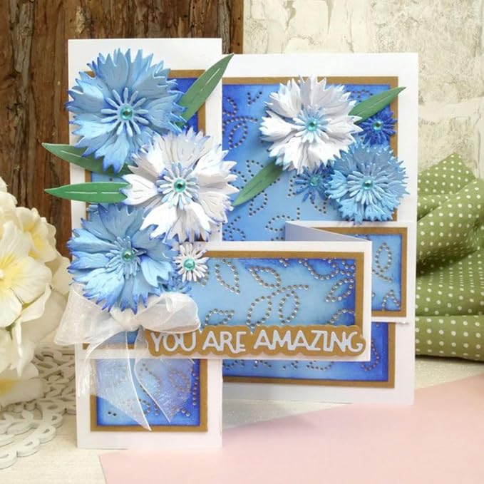 Cutting Dies for Card Making, Metal Scrapbooking Die-Cuts, DIY Bckground Frame by Annchaos