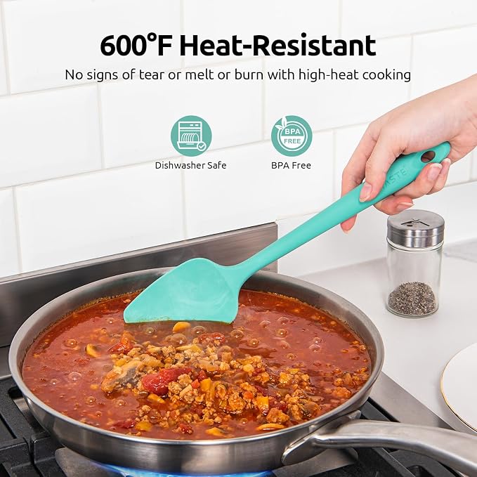 U-Taste Silicone Baking Spatula Set: 600ºF High Heat Resistant, Food Grade - Image 3