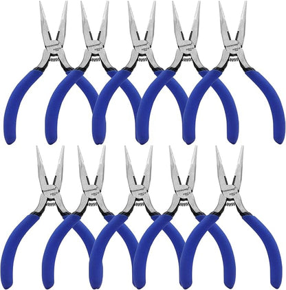 Mini Needle Nose Pliers 5"-10 Pack KAIHAOWIN Small Long Nose Pliers by KAIHAOPRODUCTSCATOLOG