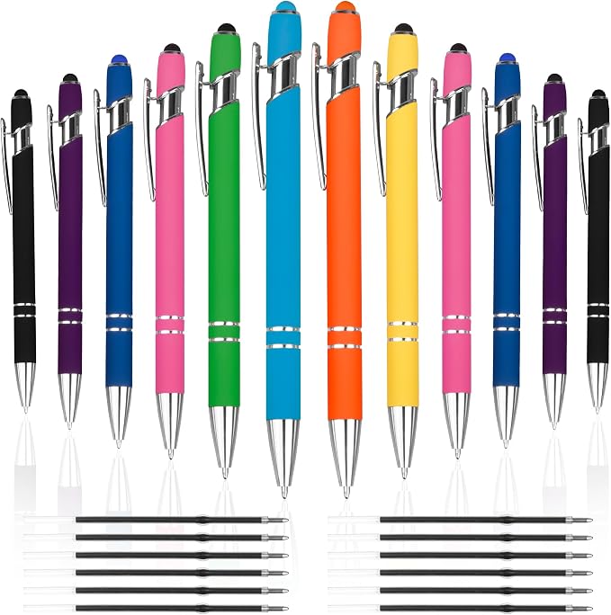 12 PCS 2 in 1 Stylus Ballpoint Pen by FIRCRE