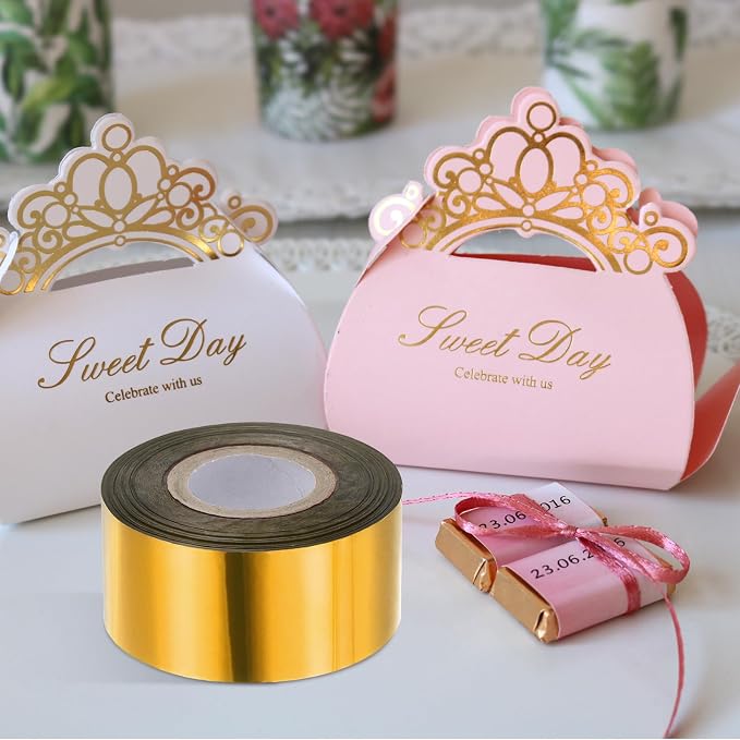 PATIKIL 4"x400Ft Hot Stamping Foil Paper, Heat Transfer Hot Stamping Paper Foil - Image 5