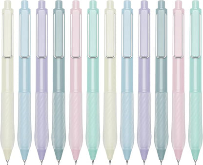 Gel Pens Black Ink Fine Point 0.5mm Retractable Cute Pen by Aisibeiger