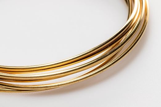 16 Gauge, Jeweler's Brass Wire, Dead Soft, CDA #230 Alloy Jewelry Grade Made in - Image 2