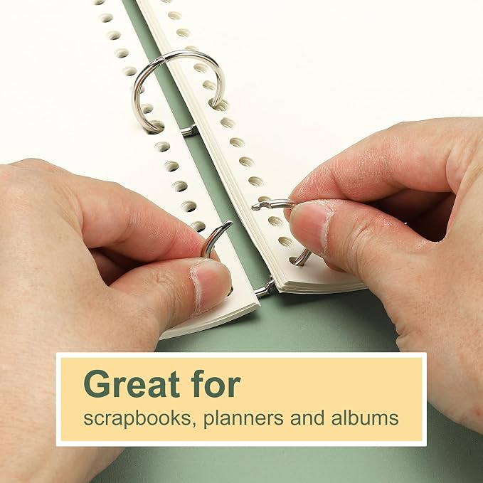 PATIKIL 3" x 3.2" Loose Leaf Binder Rings - Image 5